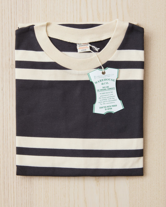 Warehouse & Co. Lot 4113 Short Sleeved Stripe T-shirt Sumikuro