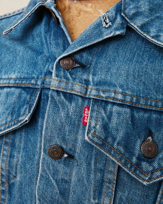 Vintage Levi's 705055 0217 Made in USA Denim Jacket Size 36 No. 3
