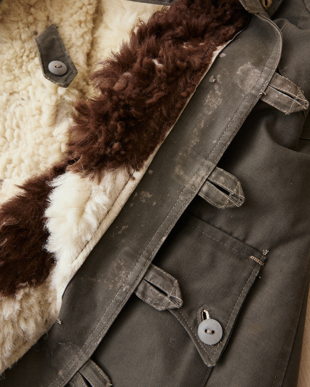 Vintage Swedish Army Survival Coat "Livpäls" M/1944 Size 2