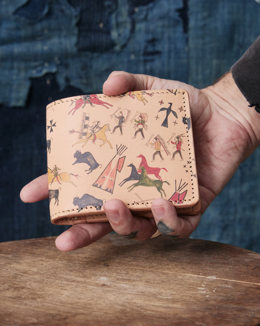 Larry Smith x Ishi Gurinsky Billfold Wallet Tipi Art