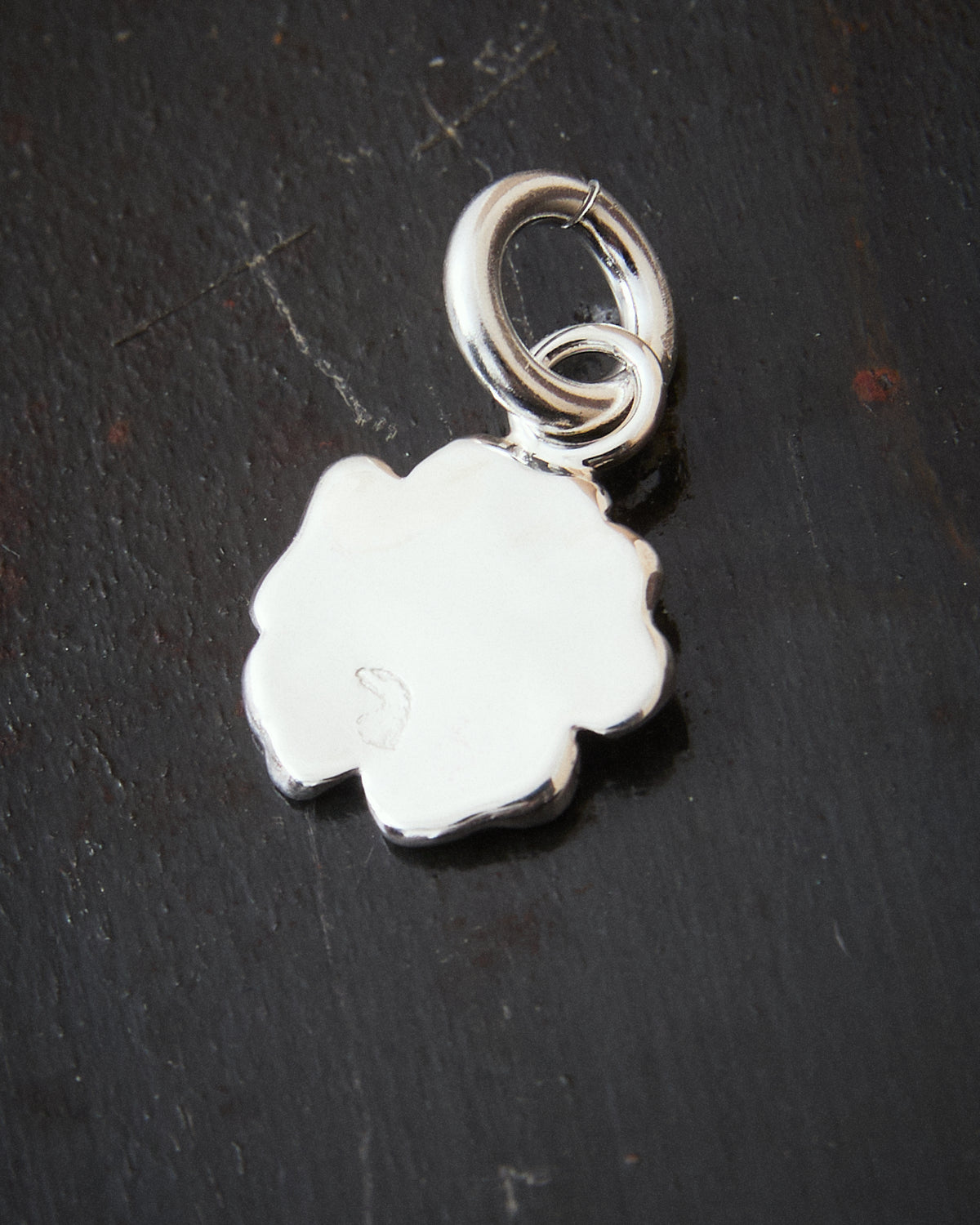 Larry Smith Karakusa Rose Silver Pendant Medium NL-0182