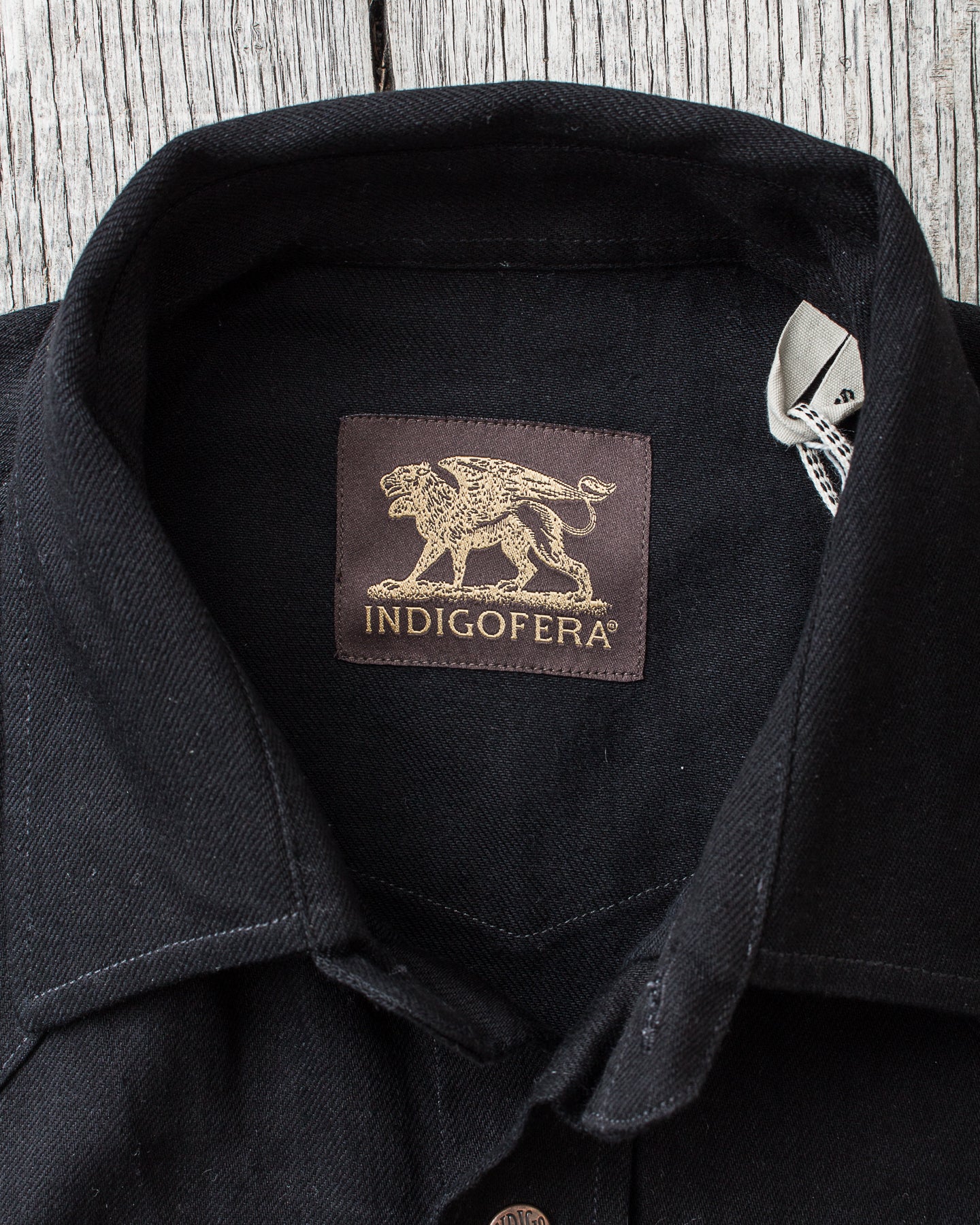 Indigofera Ryman Shirt Petaca Black Denim Rinsed
