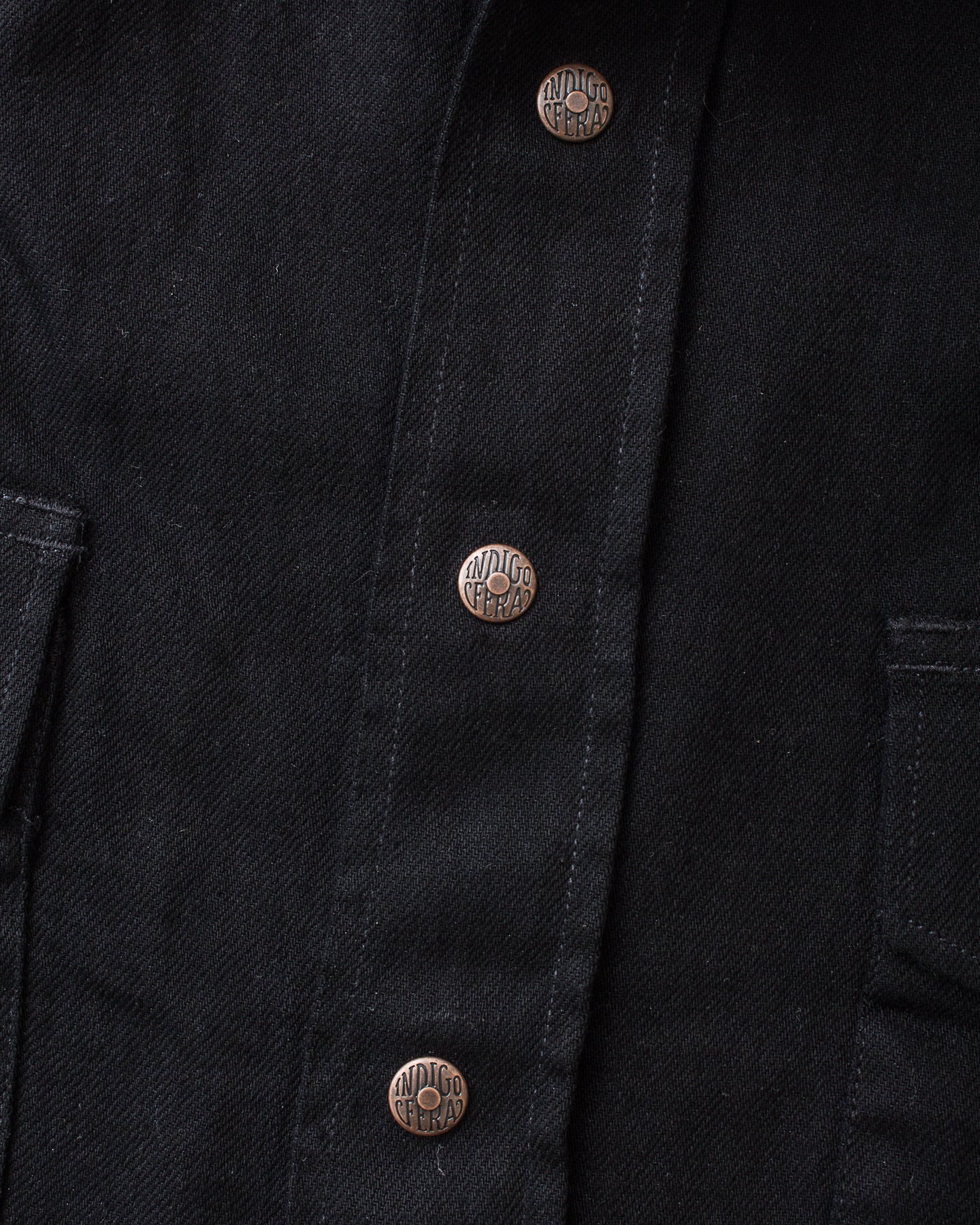 Indigofera Ryman Shirt Petaca Black Denim Rinsed