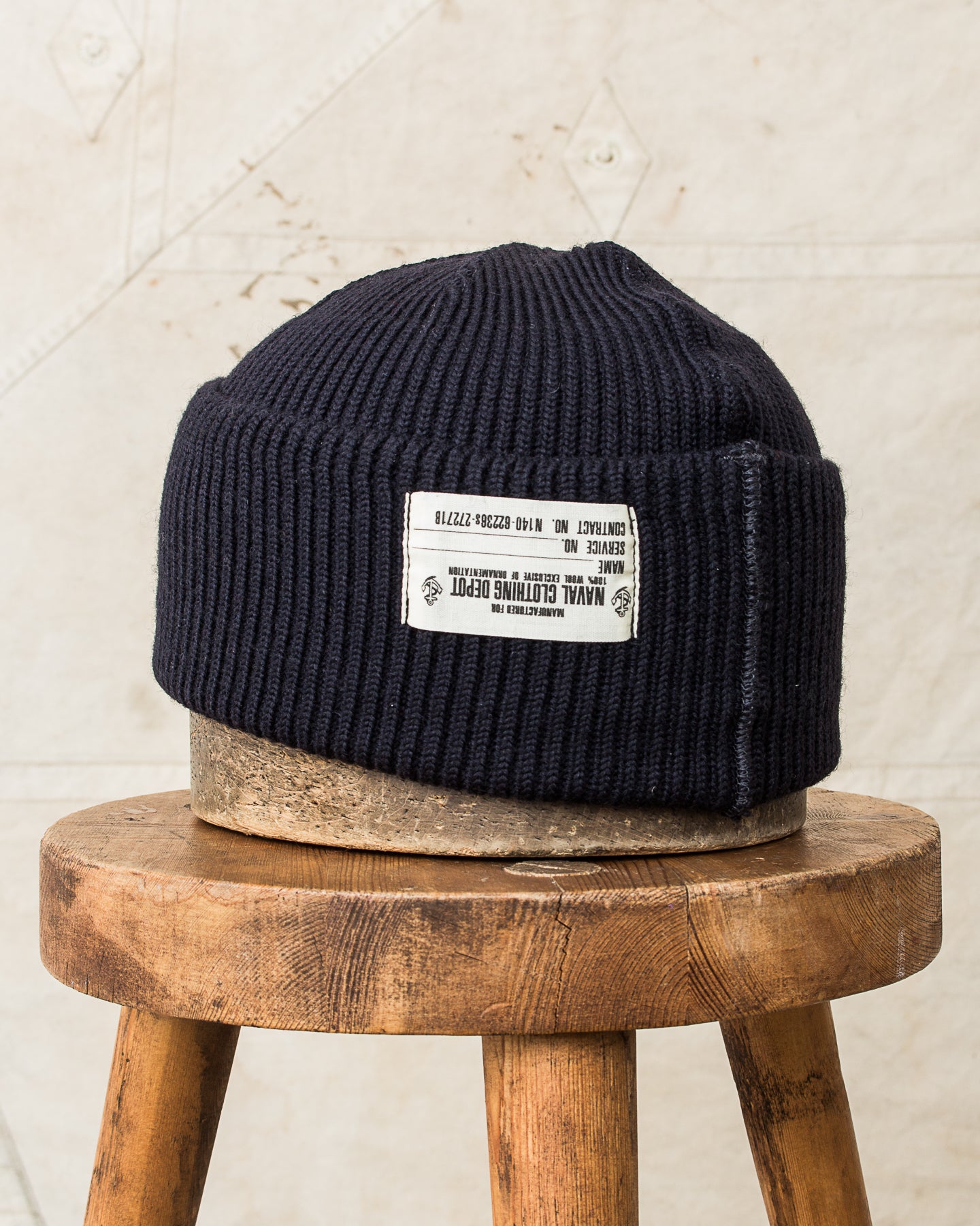 た*や様 美品！！BUZZRICKSON'S us navy watch cap Buzz Rickson's Watch Cap Cotton Navy