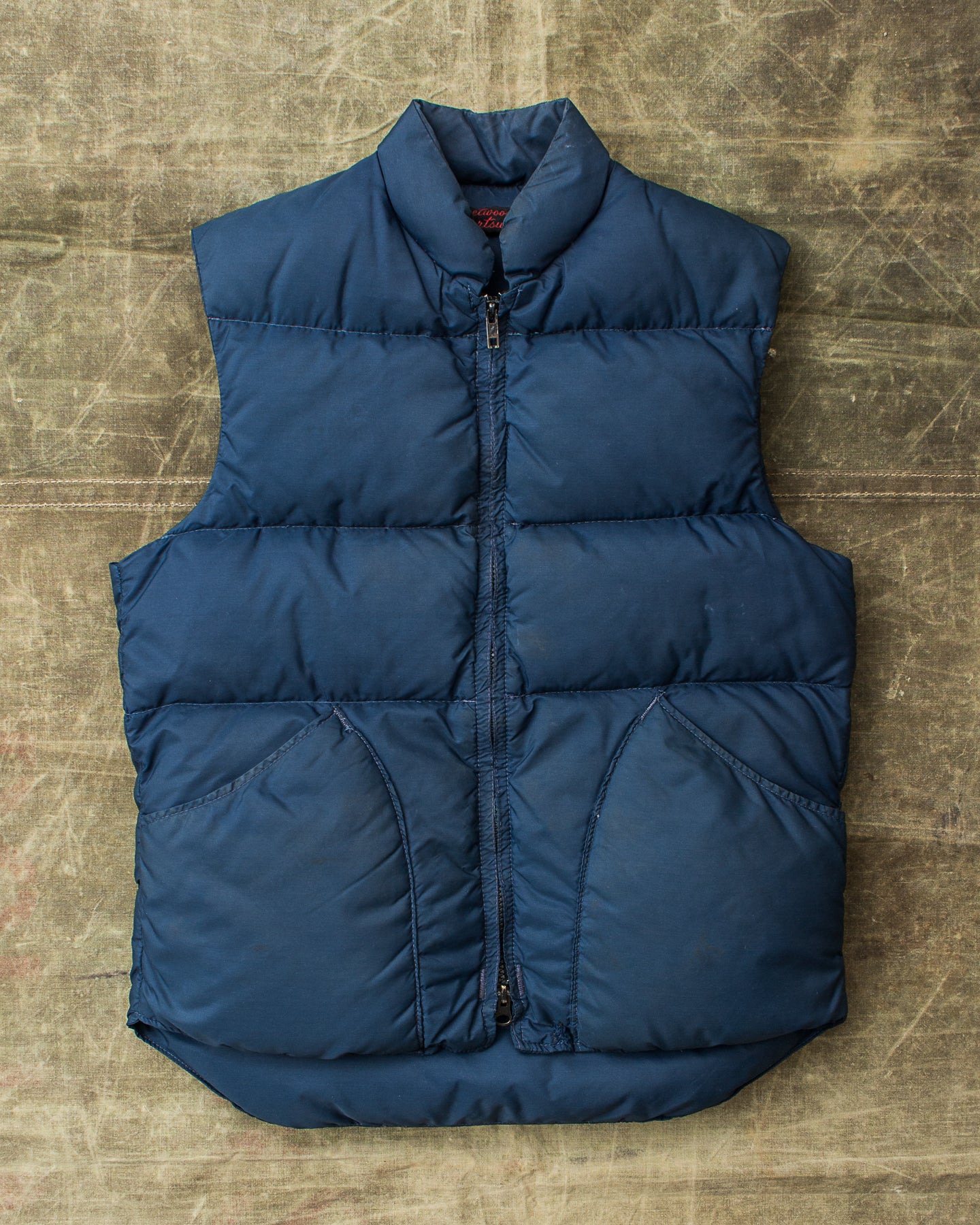 Vintage 80's Fleetwood Sportswear Nylon Down Vest Size Medium
