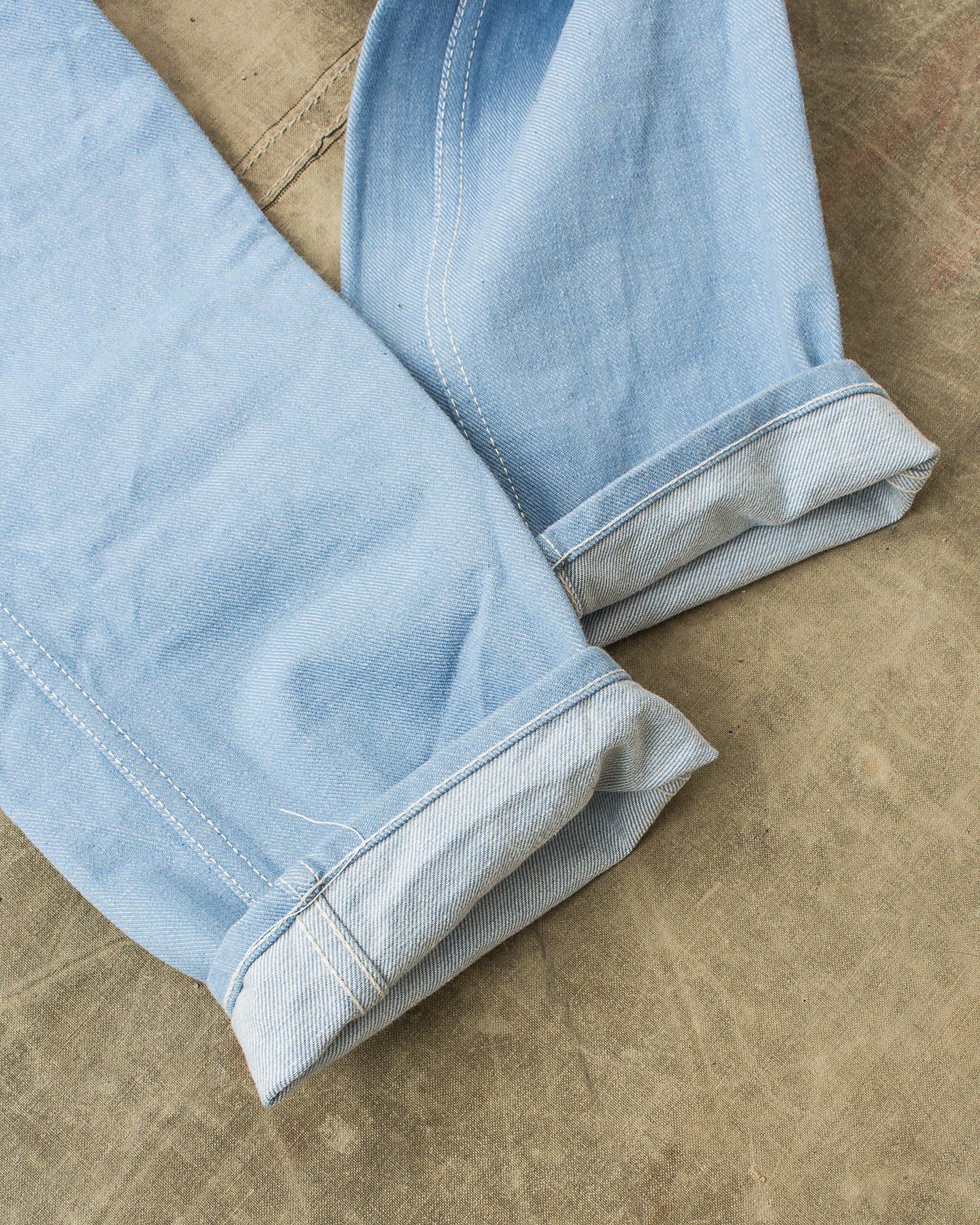 Vintage Deadstock Bright Blue 60's Lee Riders Jeans Youth Size 14