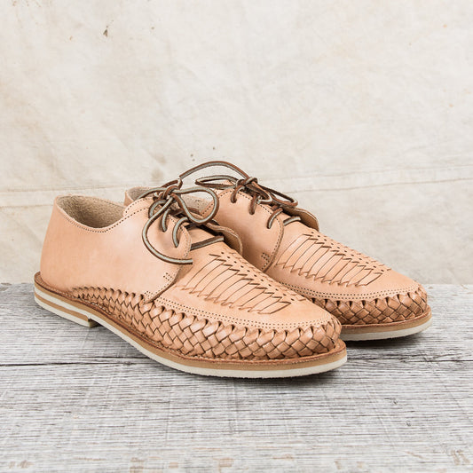 Chamula Veracruz Leather Shoes Tan 1