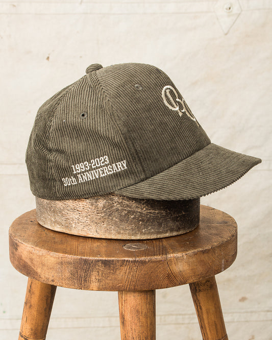 Buzz Rickson's 30th Anniversary Model Corduroy Ball Cap Olive