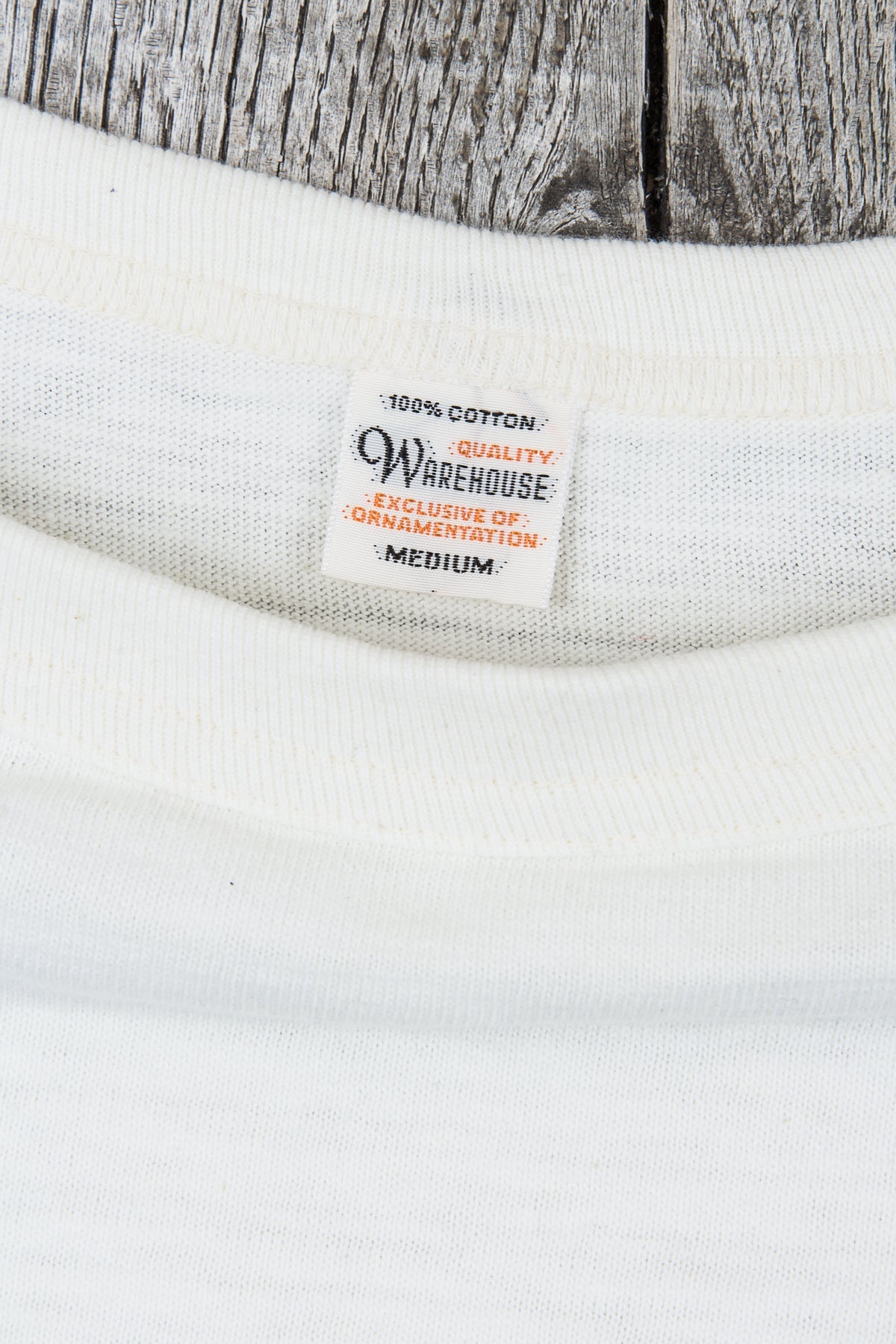 Warehouse & Co Three-Quarter Sleeve Baseball Shirt Cream/Navy