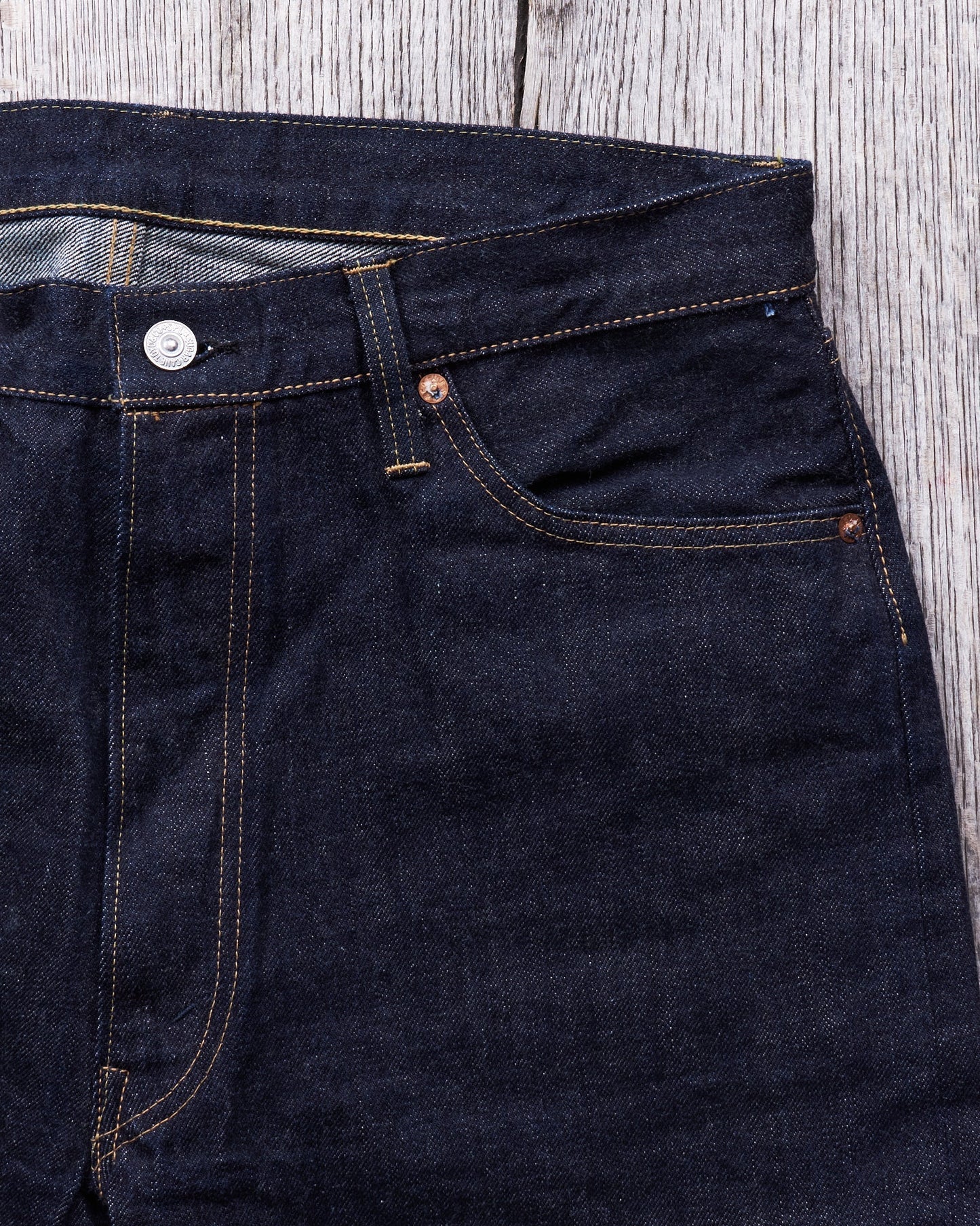 Sugar Cane & Co. 1955Z Model 14 oz One Wash Denim SC42955A