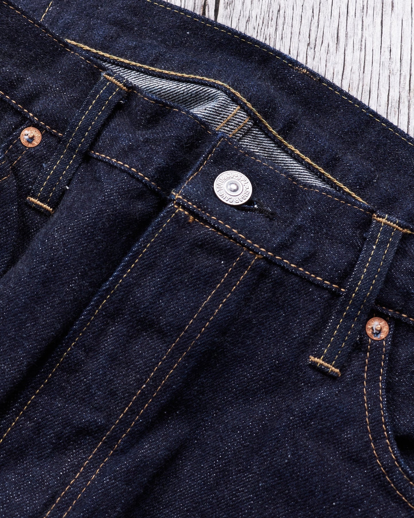 Sugar Cane & Co. 1955Z Model 14 oz One Wash Denim SC42955A