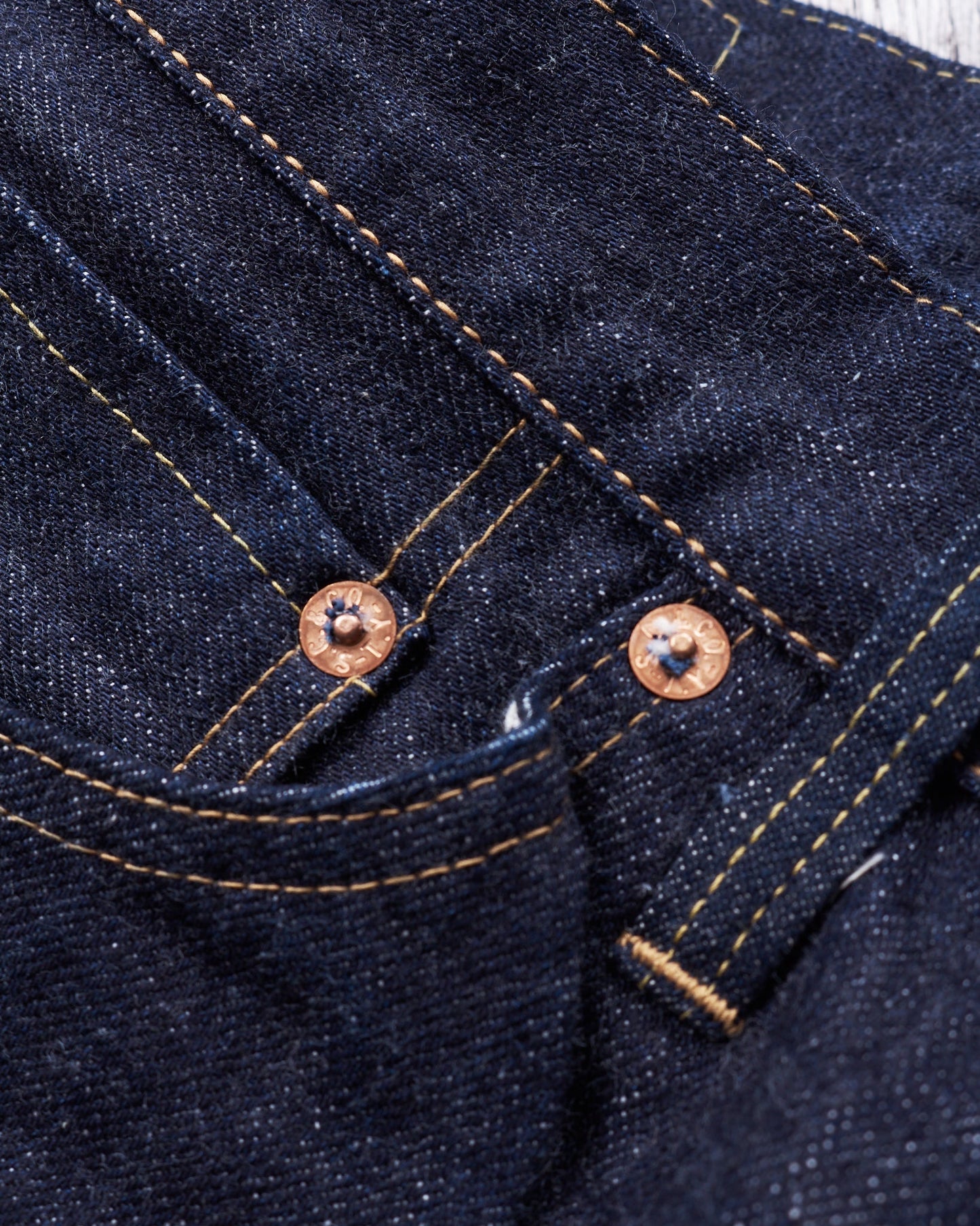 Sugar Cane & Co. 1955Z Model 14 oz One Wash Denim SC42955A