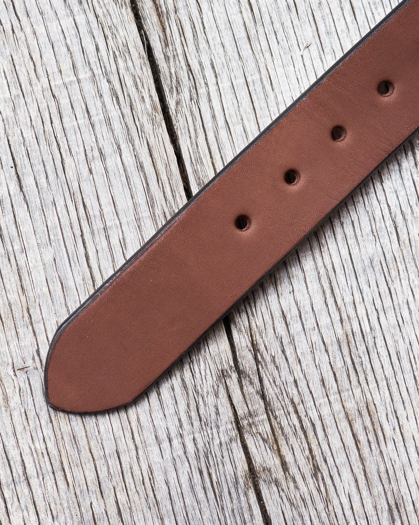 Sugar Cane & Co. Garrison Brown Leather Belt SC02320