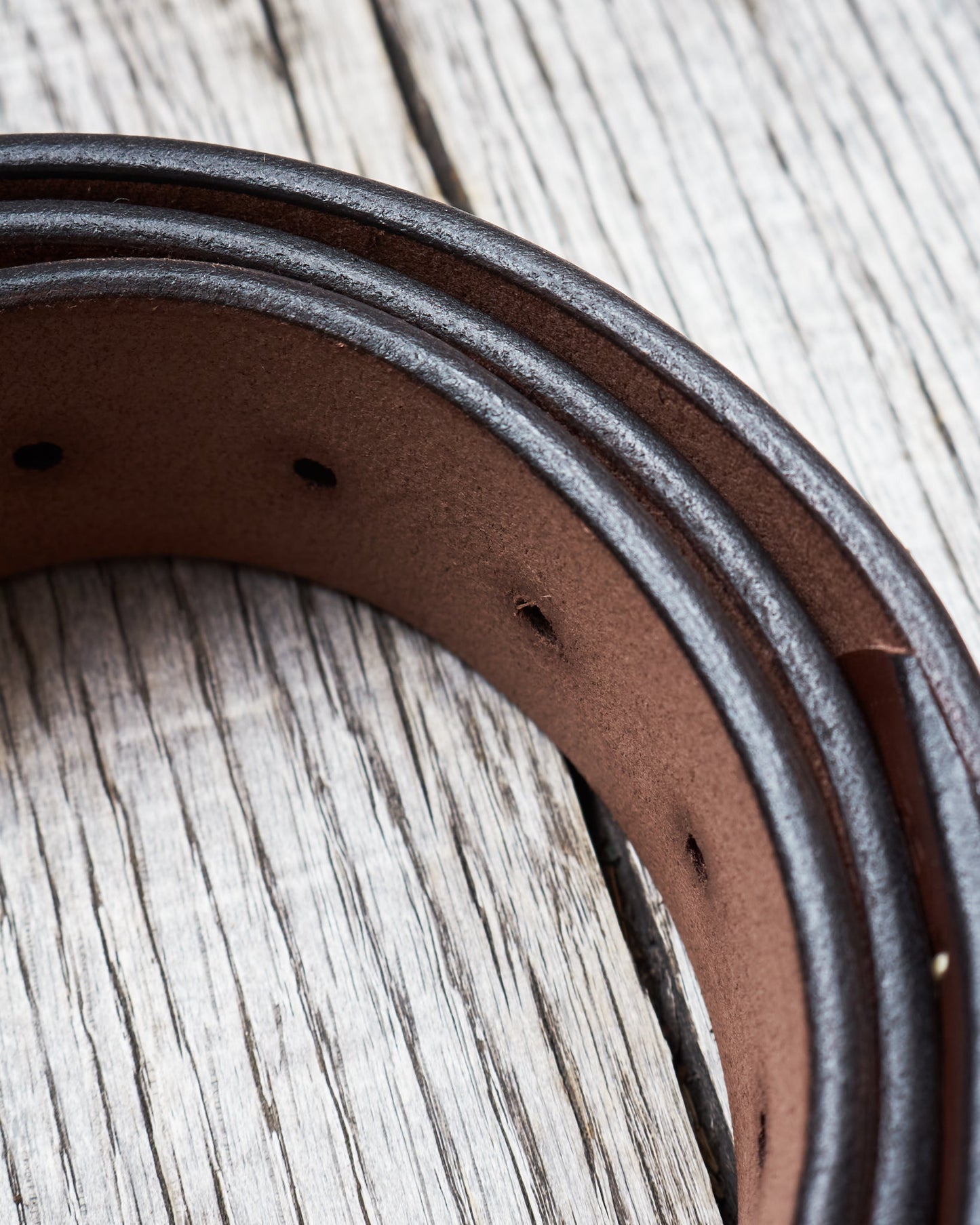 Sugar Cane & Co. Garrison Brown Leather Belt SC02320