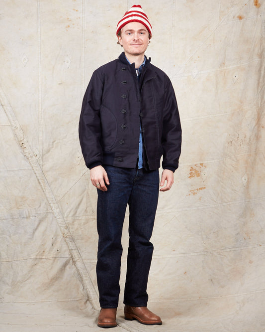 Buzz Rickson's U.S. Navy Deck Hook Jacket Navy BR13580