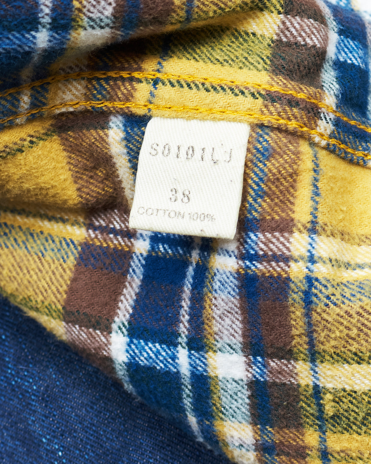 Second Hand Samurai S0101LJ Flannel Lined Denim Jacket Size 38