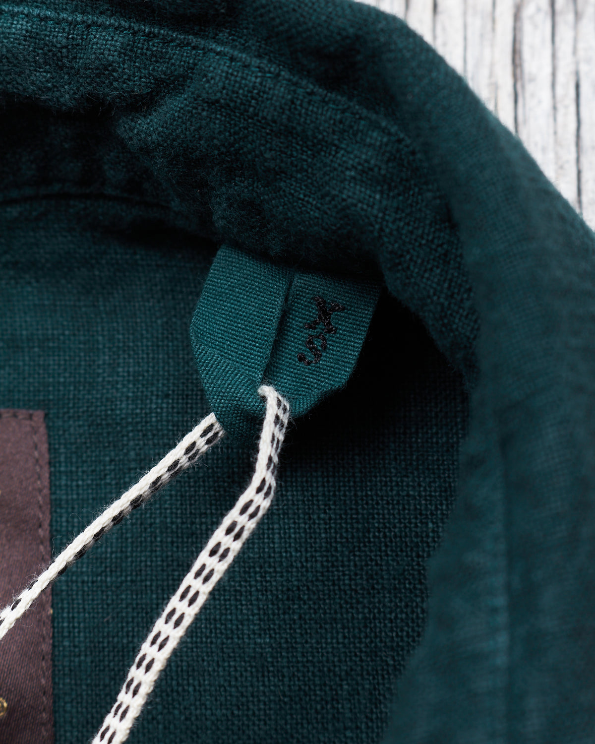 Indigofera Delray Shirt Linen Canvas Petrol