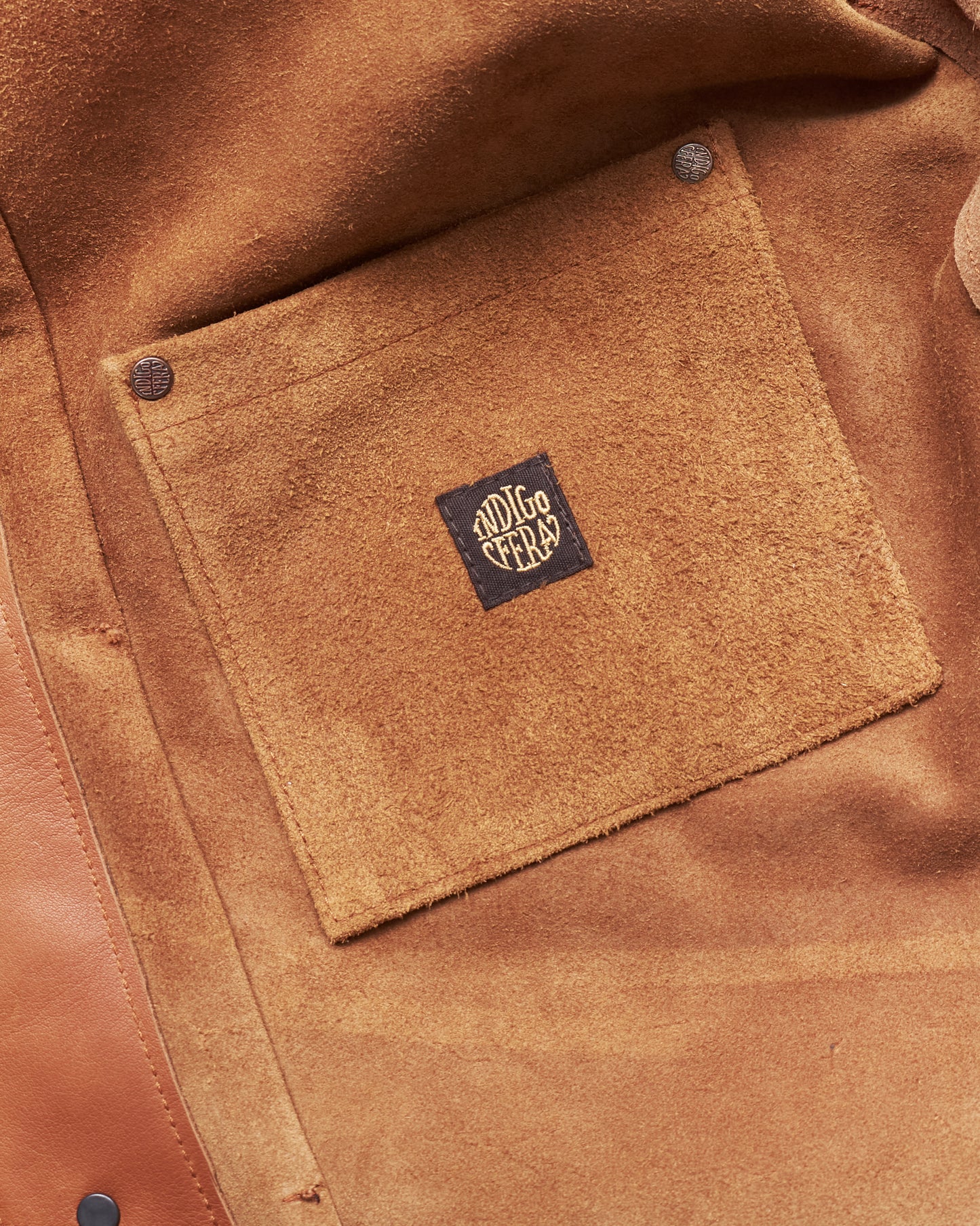 Indigofera Grant Jacket Cognac Leather