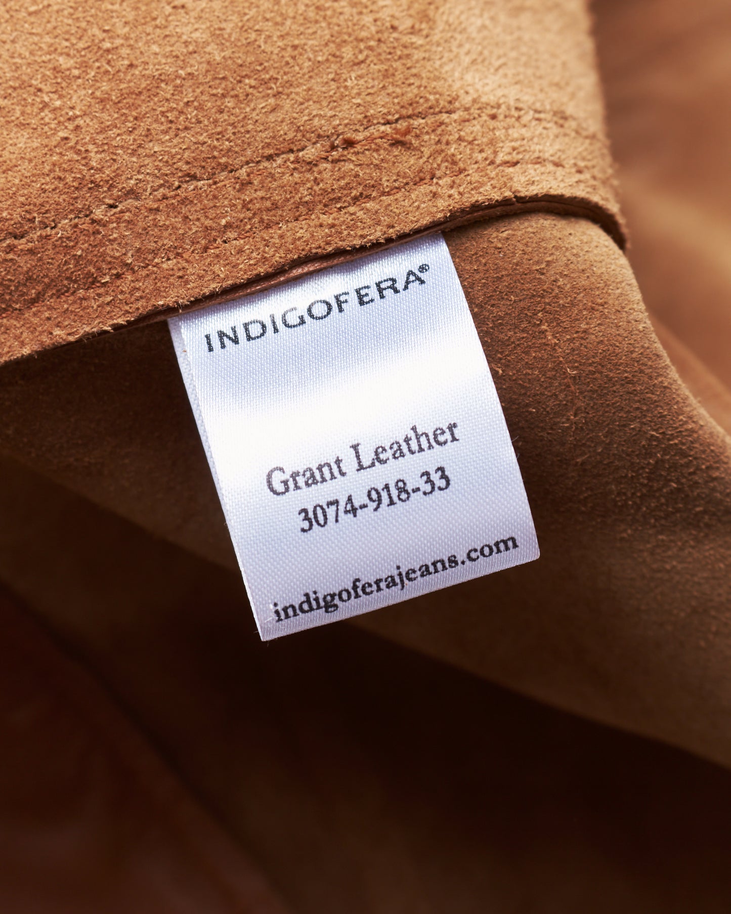 Indigofera Grant Jacket Cognac Leather