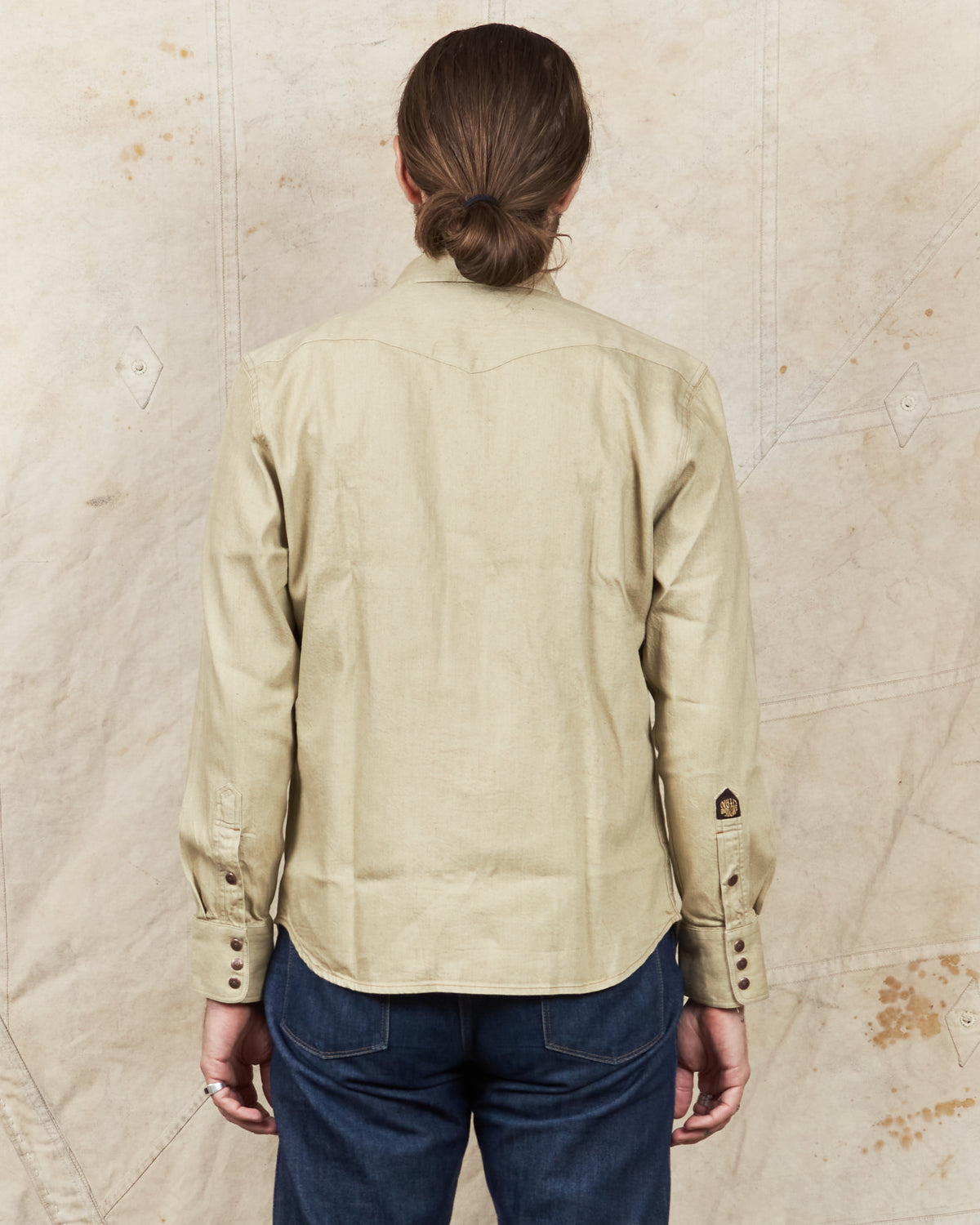 Indigofera Ryman Shirt Carson Denim Beige