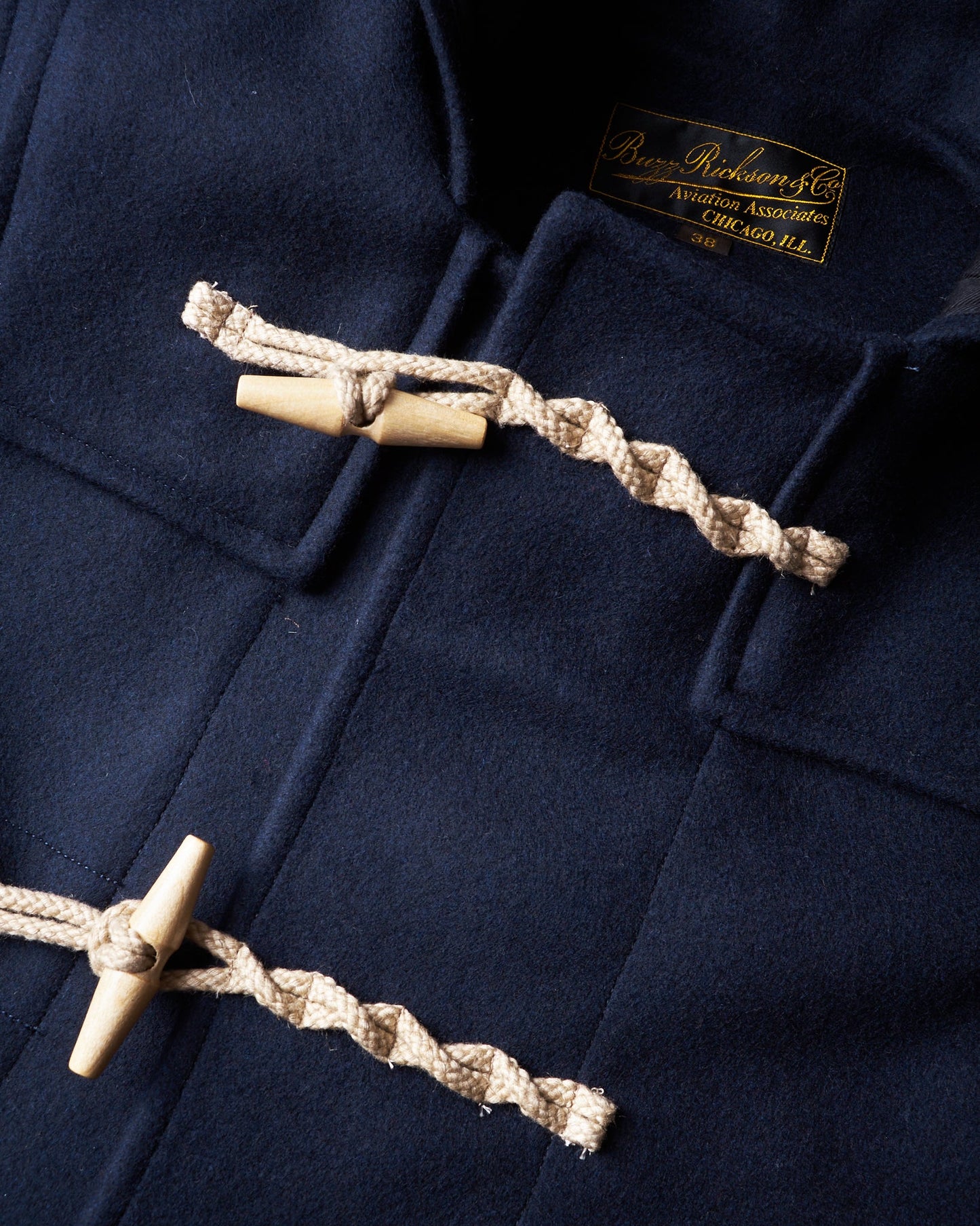 Buzz Rickson's Wool Duffle Coat Navy BR15164