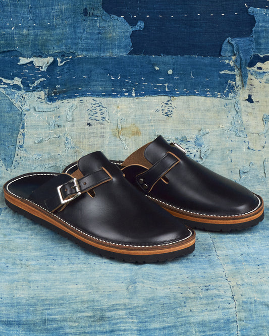 Zerrows Slit Sandal Black