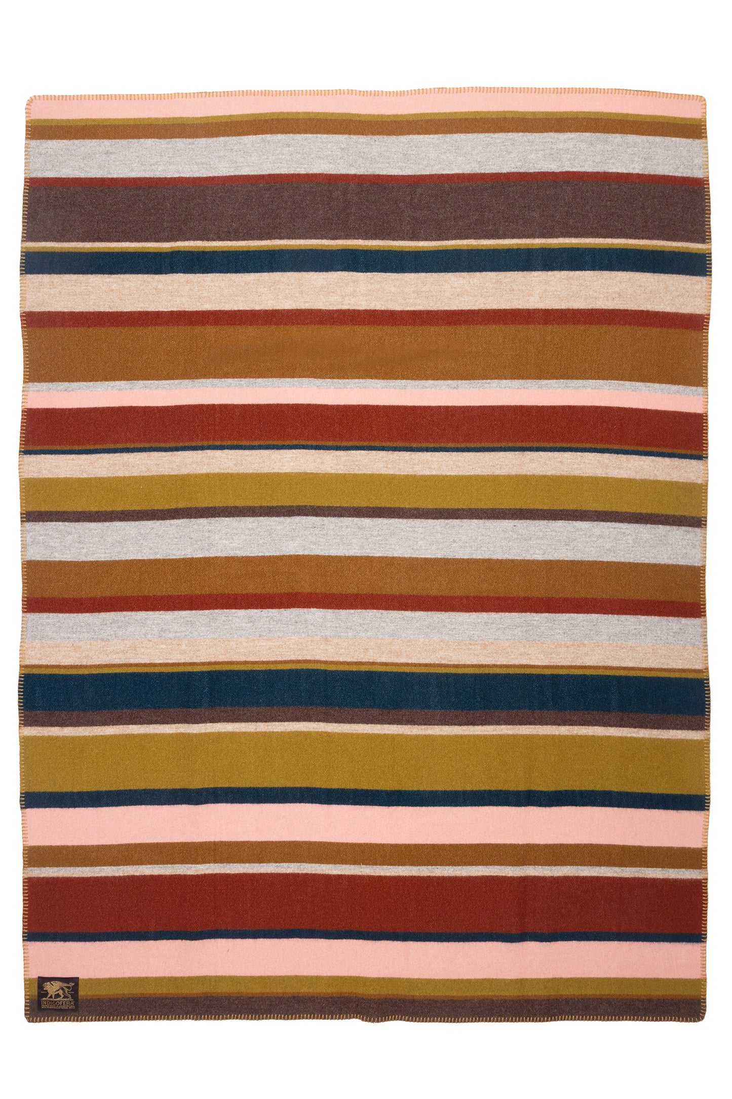 Indigofera Catskill Wool Blanket