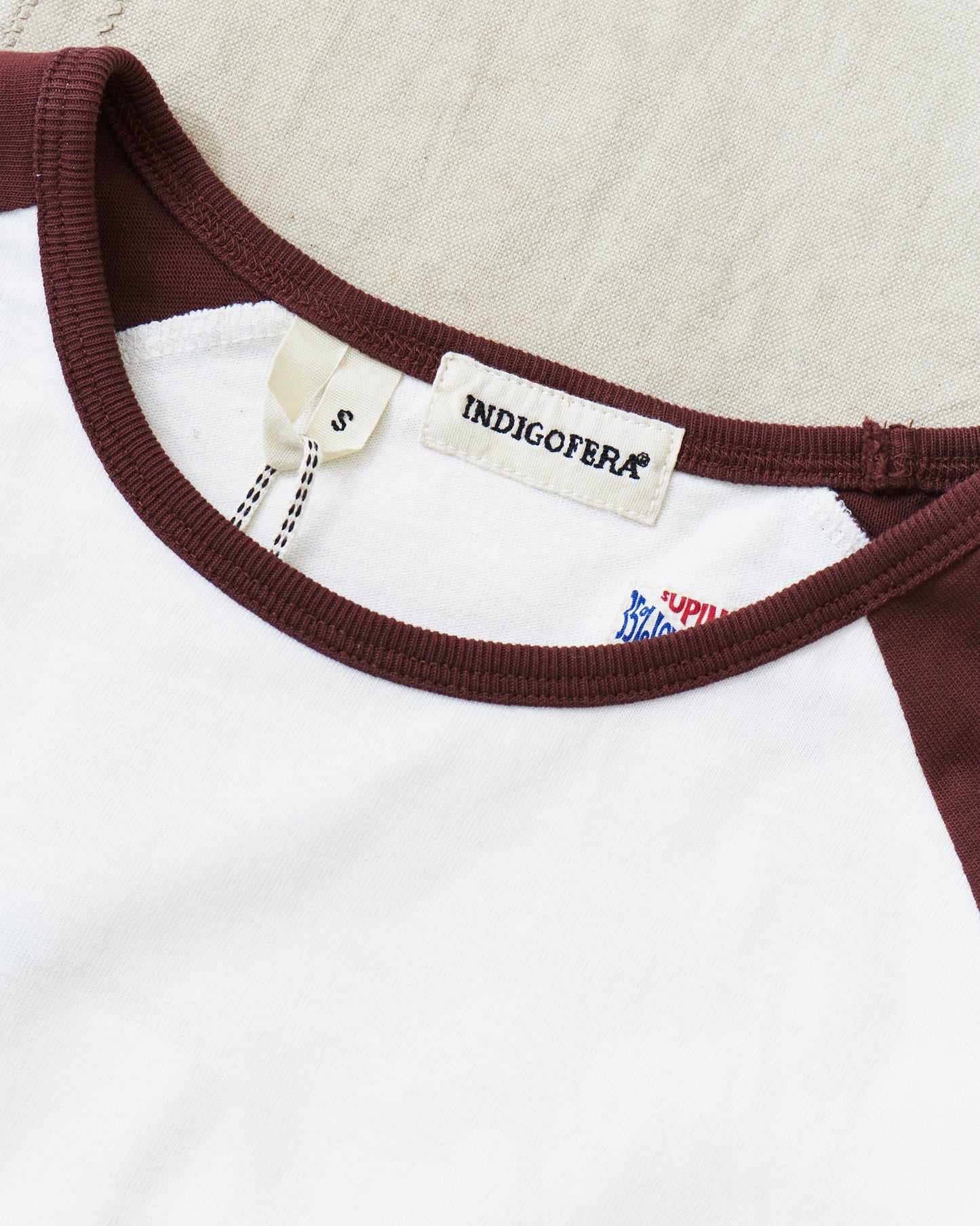 Indigofera Leon Raglan Sweater Cocatoo / Sassafras