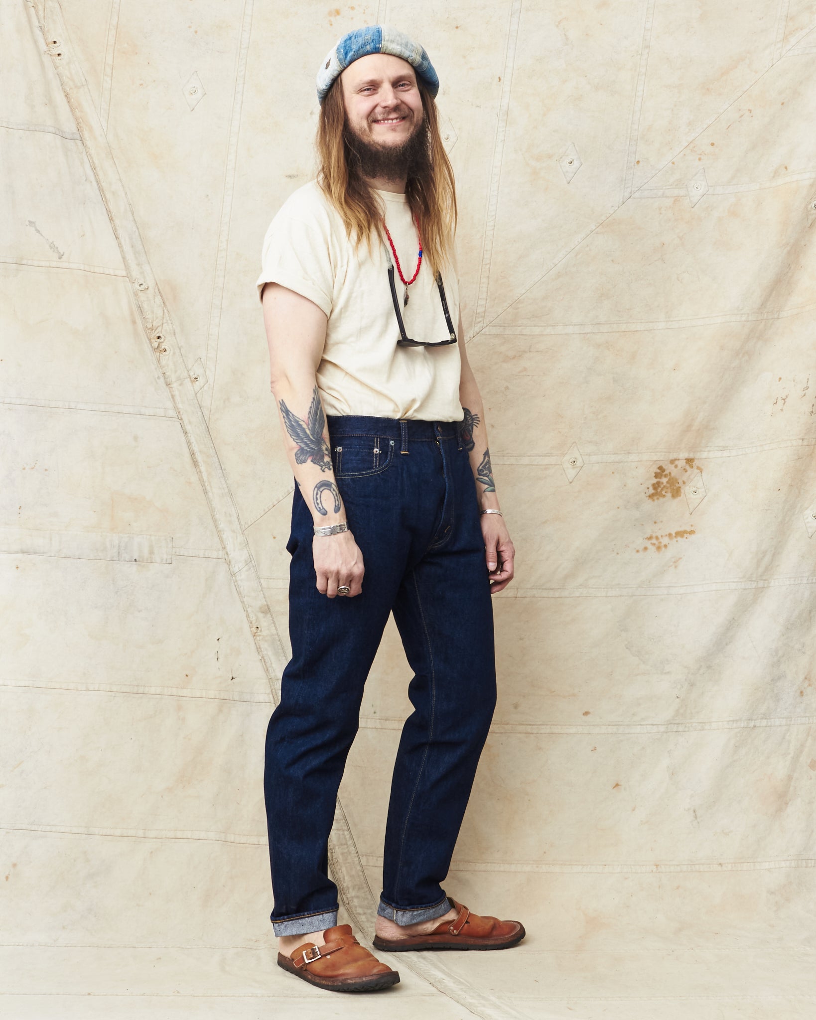 OrSlow 107 Slim Fit Jeans – Second Sunrise