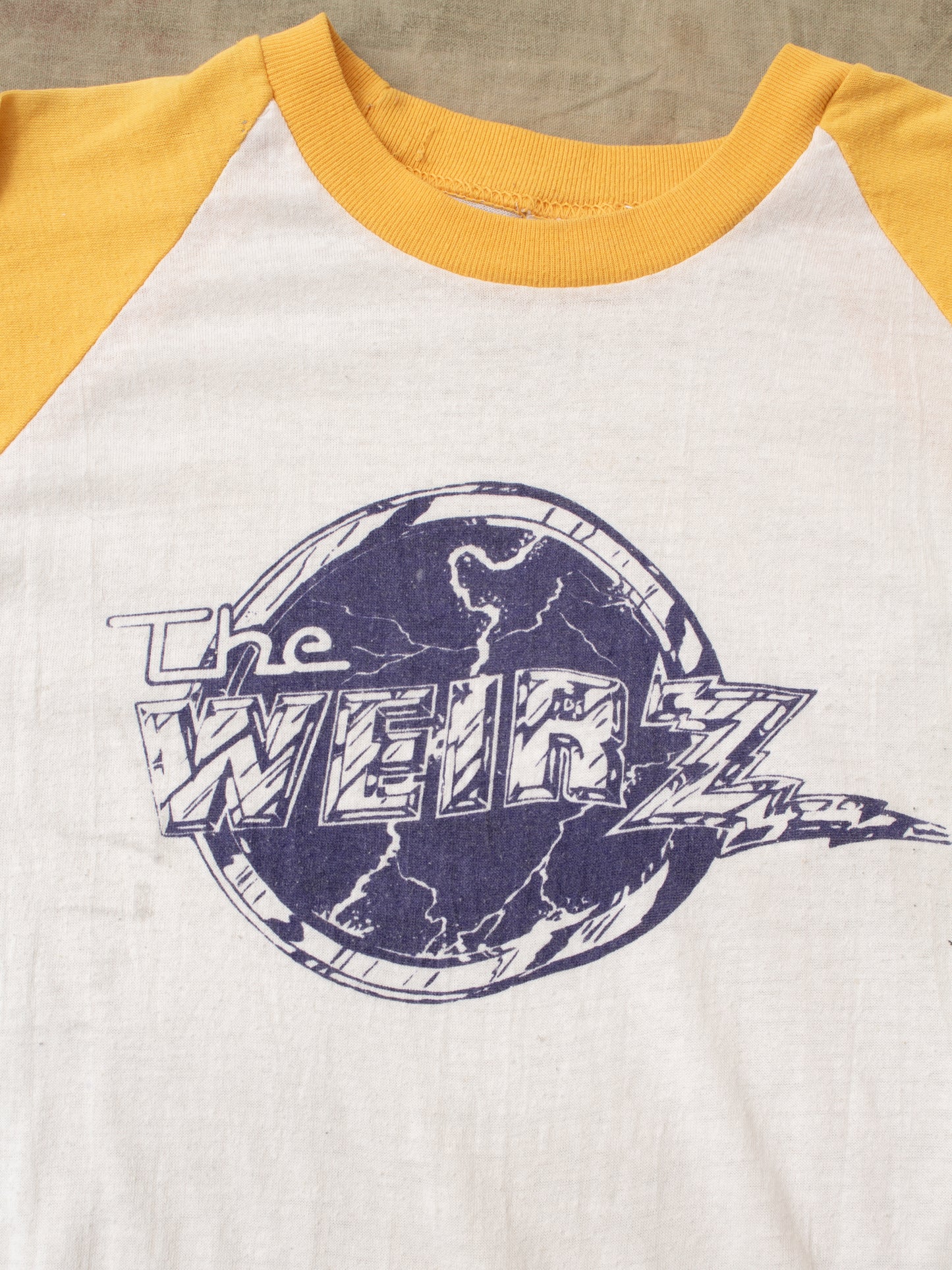 Vintage 1970's The Weirz Raglan Band T-Shirt