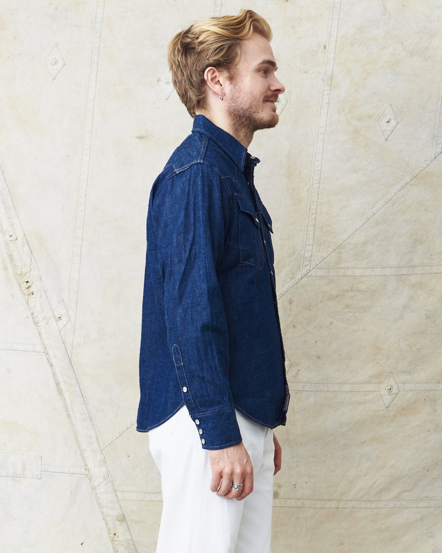 Sugar Cane & Co. Western Shirt Denim SC28190