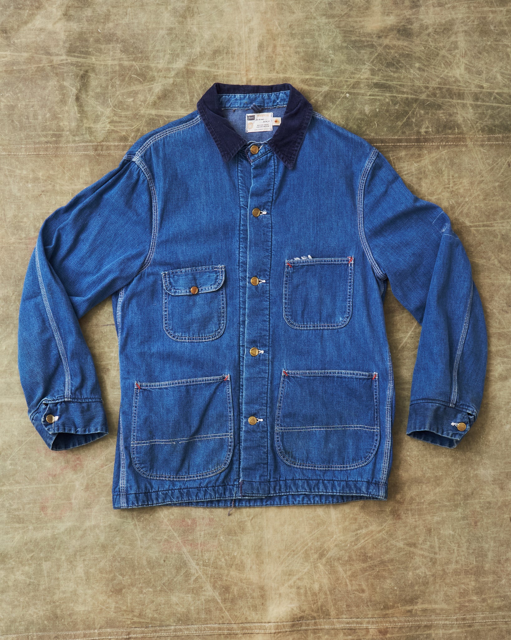 Vintage 1960's Sears Roebuck Chore Coat Size 42 – Second Sunrise Vintage 1960's Sears Roebuck Chore Coat Size 42 – Second Sunrise