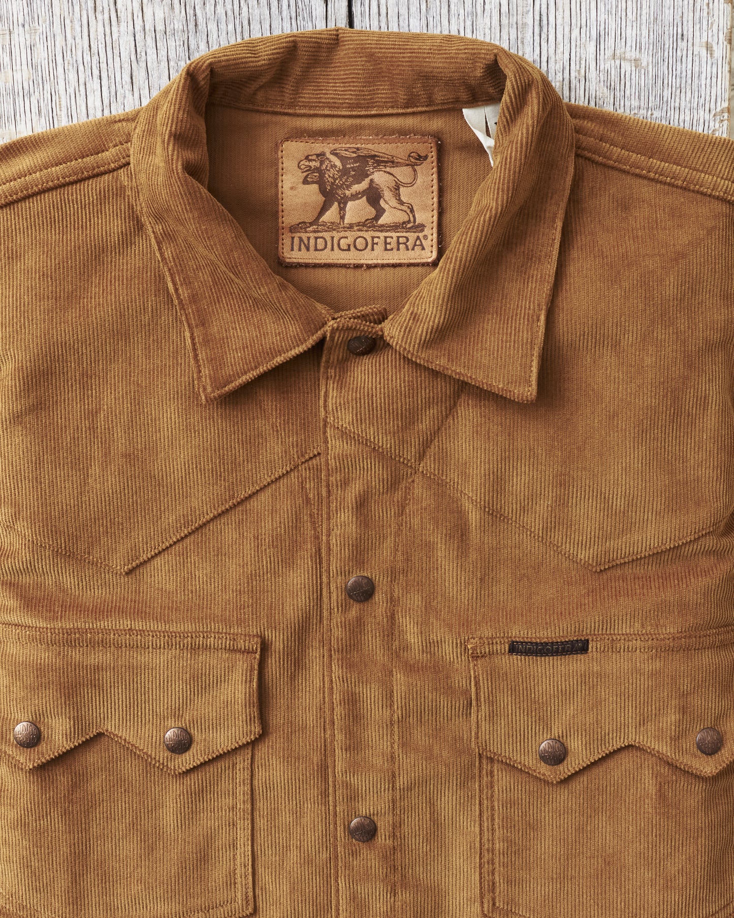Indigofera Cooper Jacket Corduroy Gold