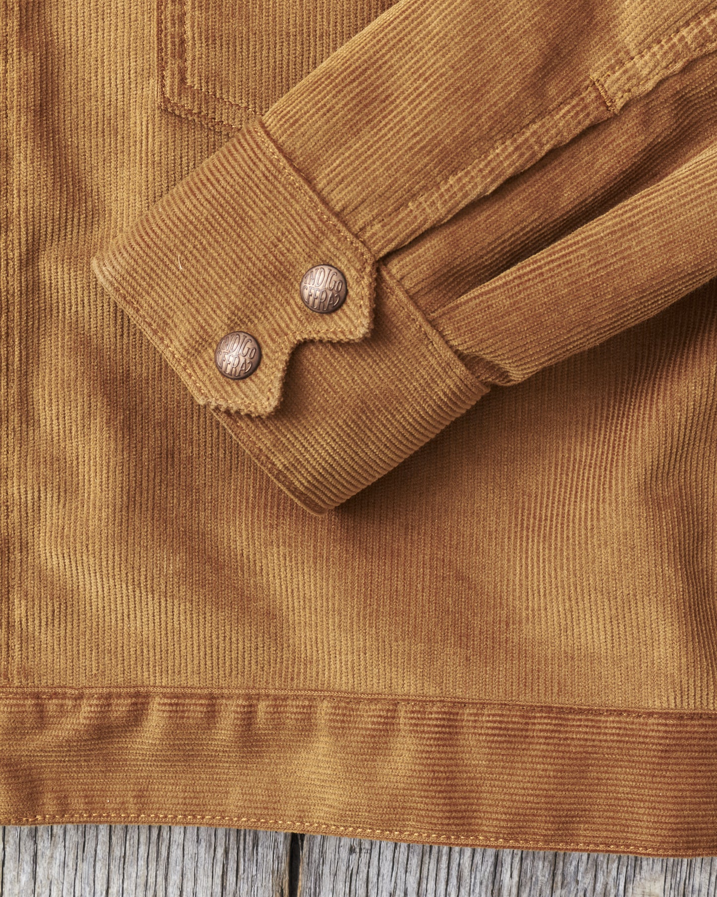 Indigofera Cooper Jacket Corduroy Gold