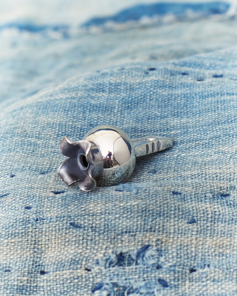 激レア Larry Smith SQUASH BLOSSOM ネックレストップ SQUASH BLOSSOM PENDANT, SMALL - Larry Smith