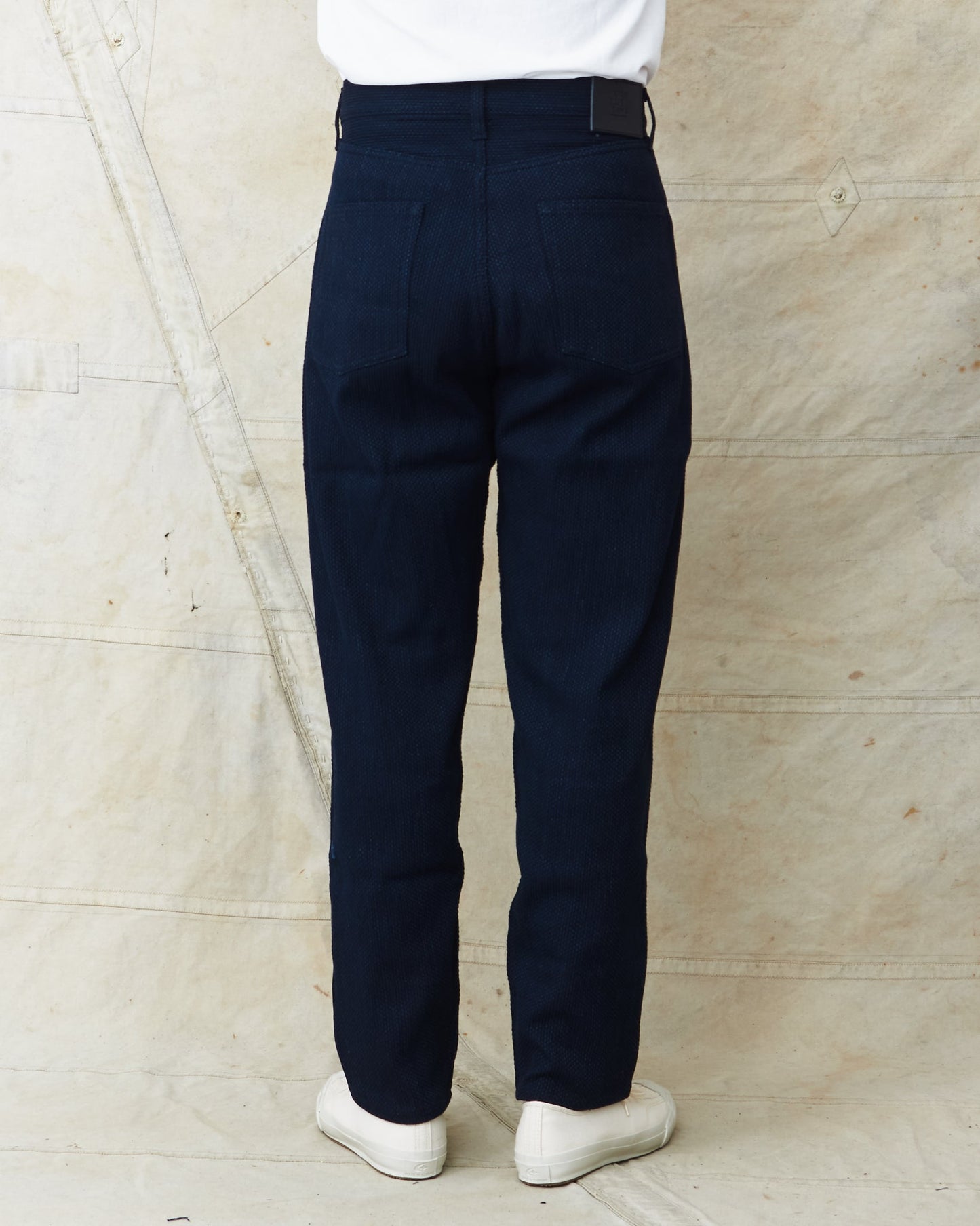 Japan Blue JBJE15003A Sashiko Wide Tapered Pants