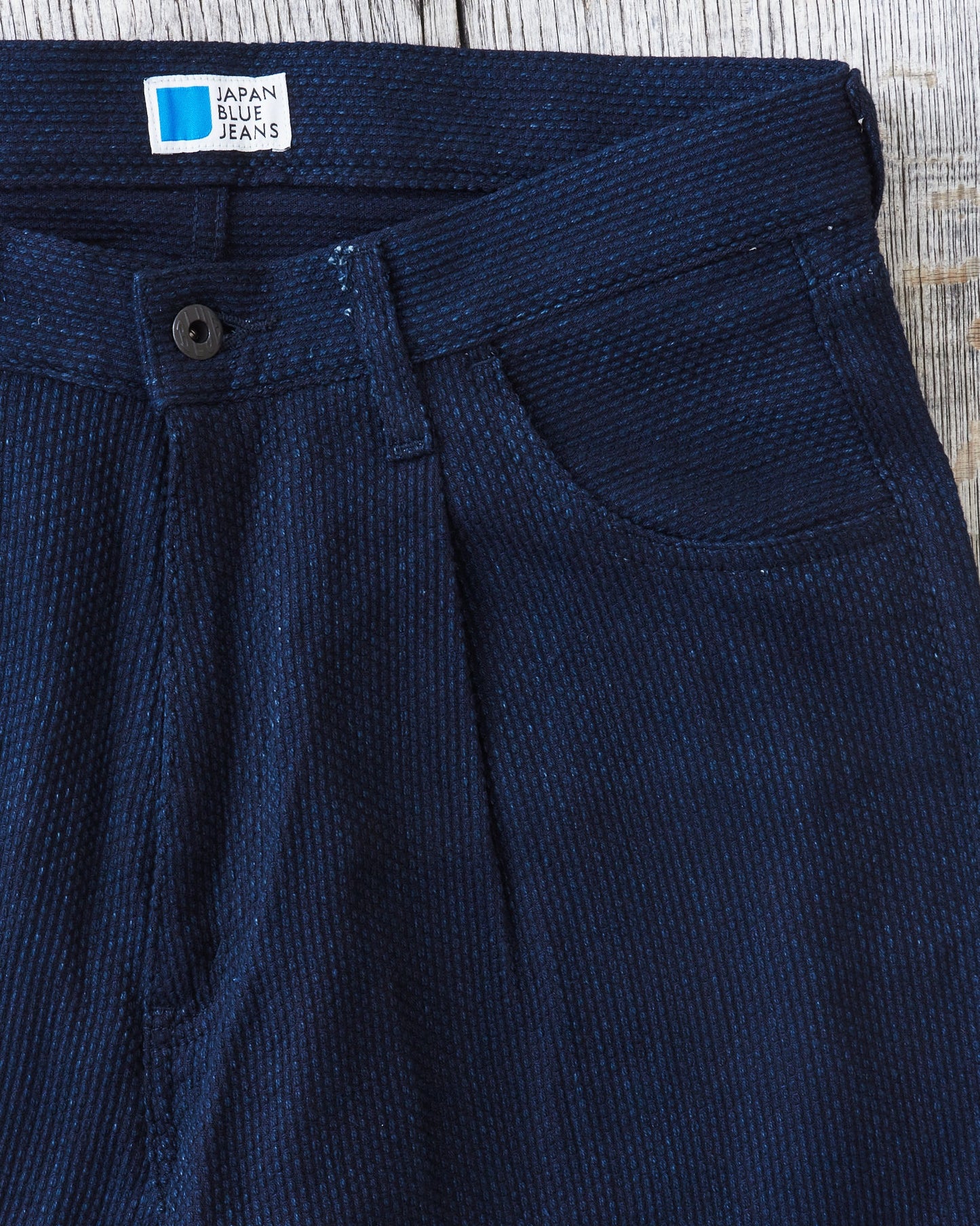Japan Blue JBJE15003A Sashiko Wide Tapered Pants
