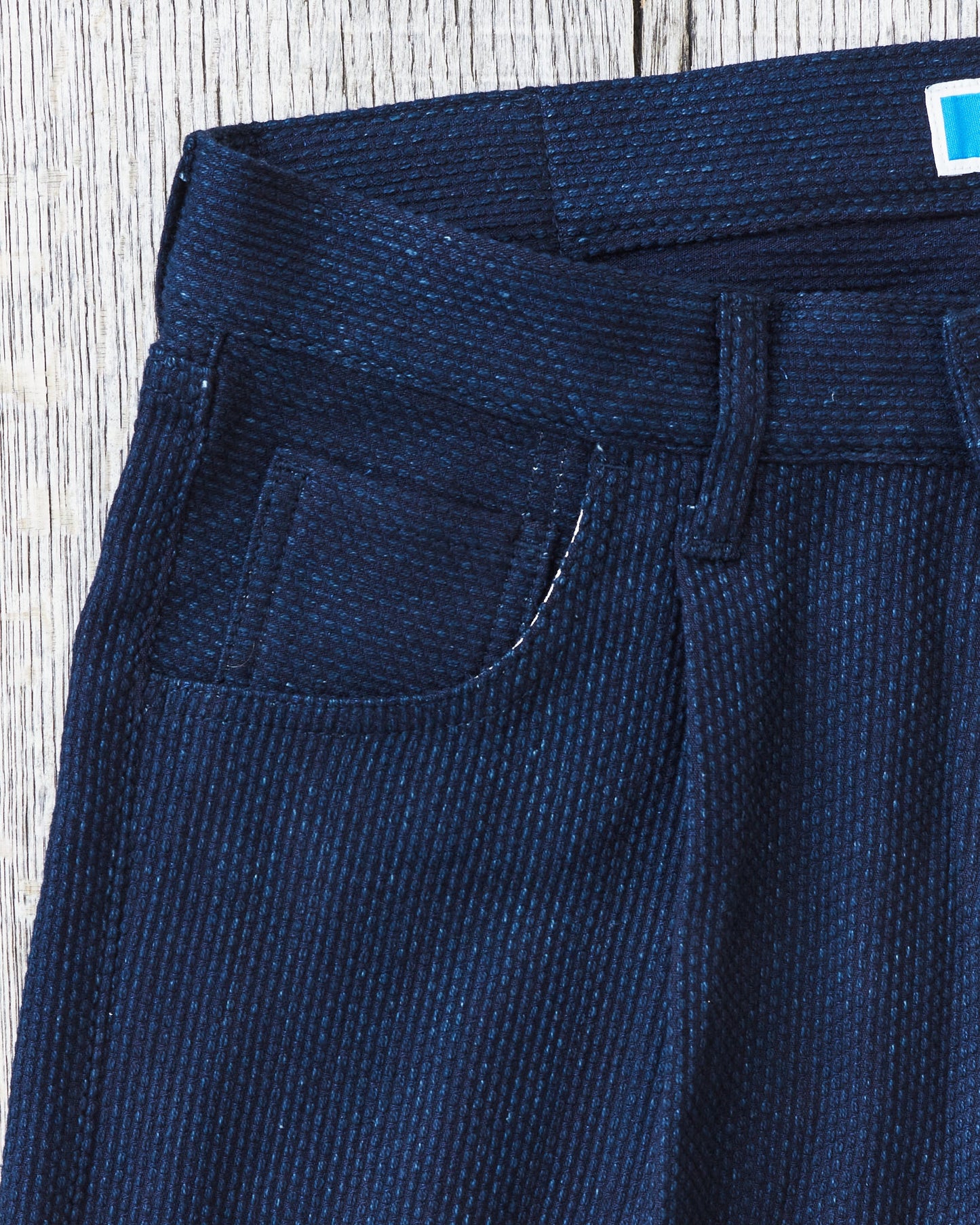 Japan Blue JBJE15003A Sashiko Wide Tapered Pants