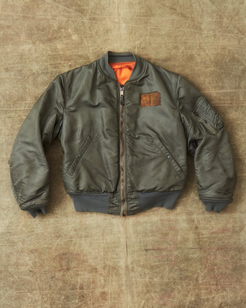 00s Vintage short ma-1 flight jacket メンズ