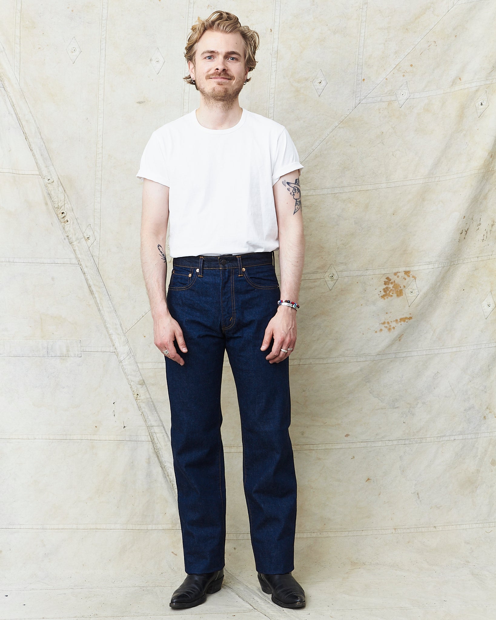 TCB JEANS 濃紺 505タイプ 33 Pre-shrunk jeans (type 505) | TCB jeans