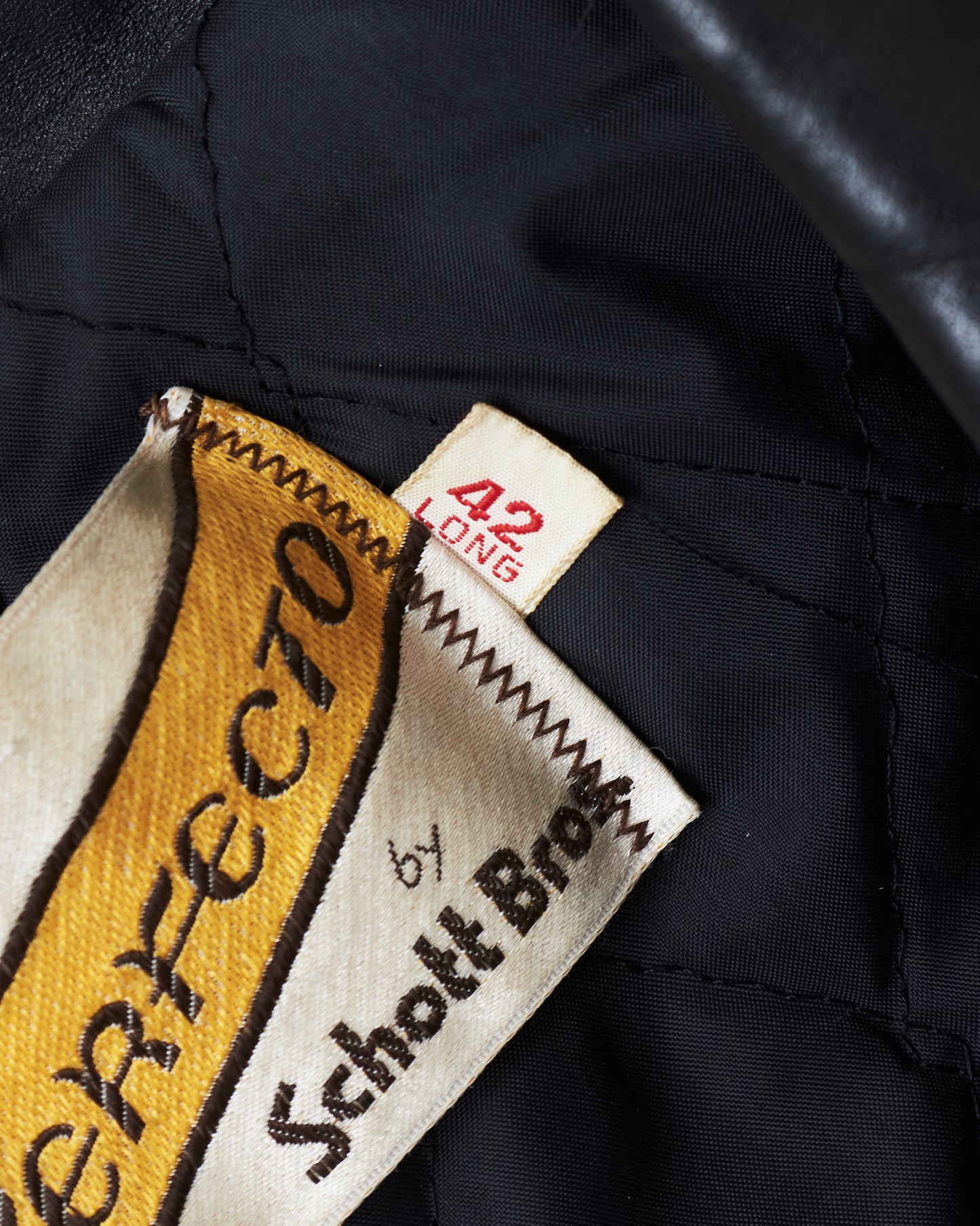 Second Hand Schott Perfecto Jacket Black Size 42 Long