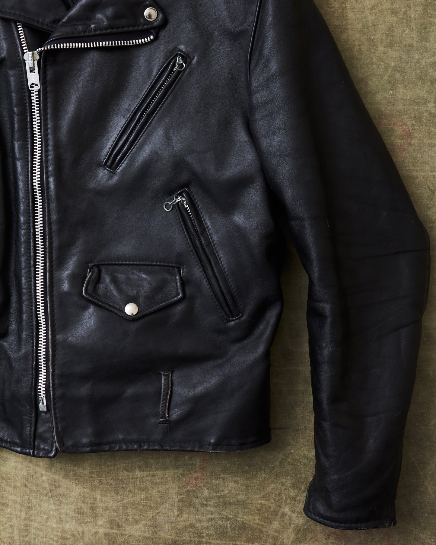 Second Hand Schott Perfecto Jacket Black Size 42 Long