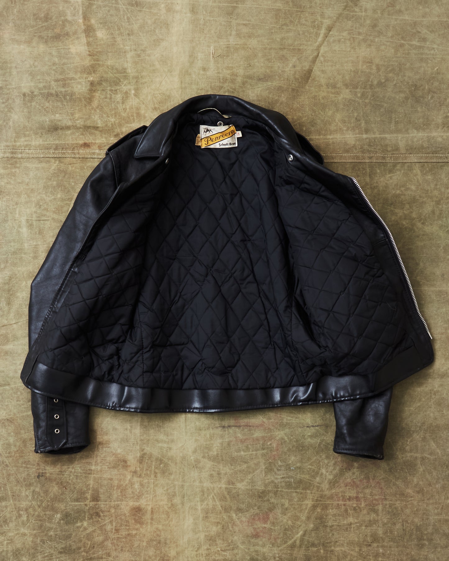 Second Hand Schott Perfecto Jacket Black Size 42 Long