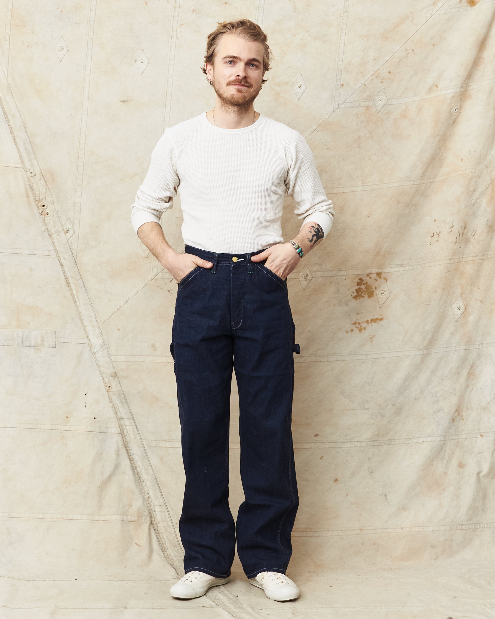 Sugar Cane & Co SC42495 11oz. Blue Denim Work Pants – Second Sunrise