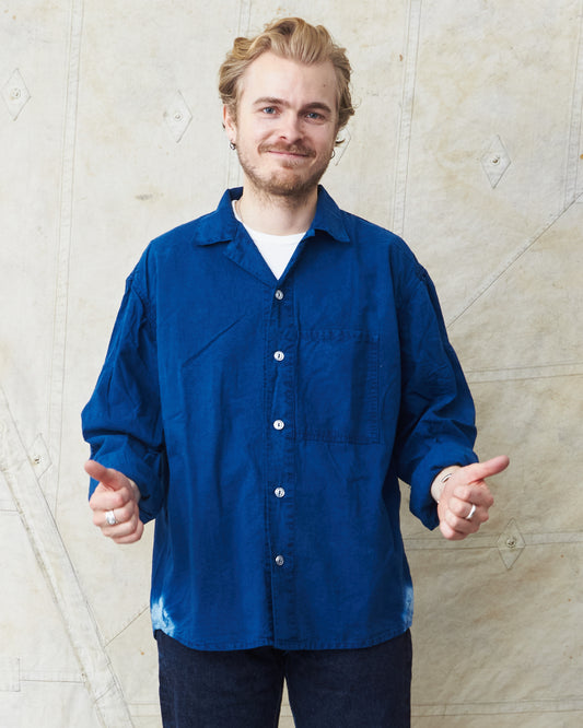 Tender 462 Achilles' Heel Indigo Dyed Millwheel Shirt