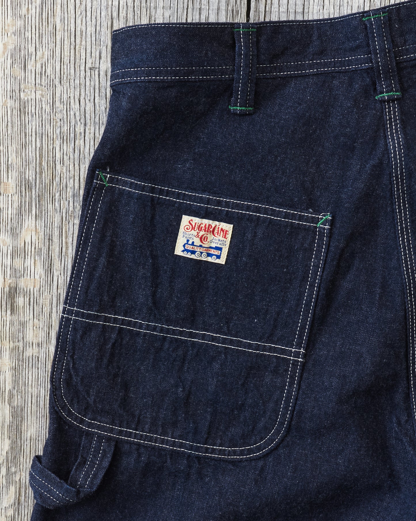 Sugar Cane & Co SC42495 11oz. Blue Denim Work Pants
