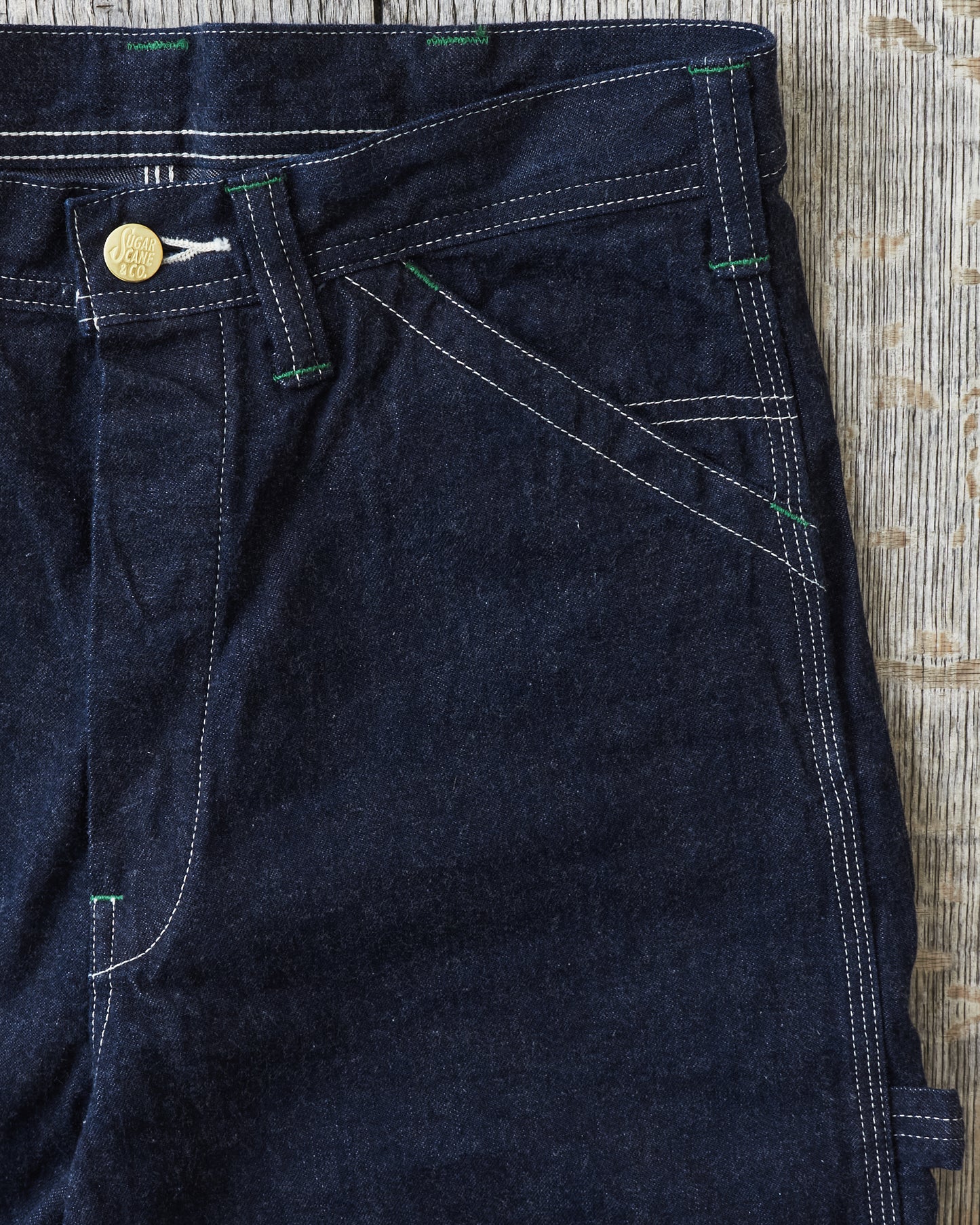 Sugar Cane & Co SC42495 11oz. Blue Denim Work Pants