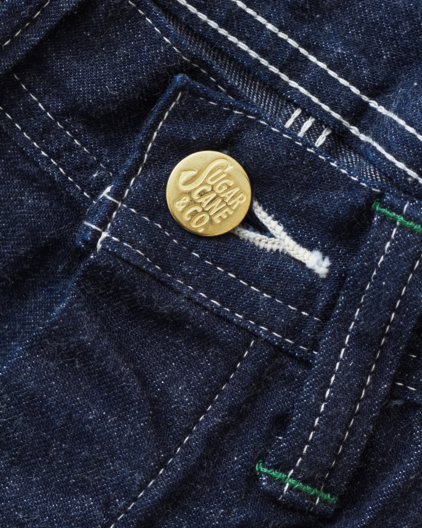 Sugar Cane & Co SC42495 11oz. Blue Denim Work Pants