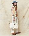 Sailor Moku Products Lot No. SM02849 Hilo Railroad Company White Canvas Tote Bag