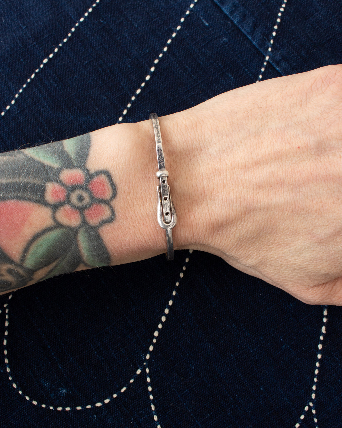 Vintage Silver Belt Bracelet